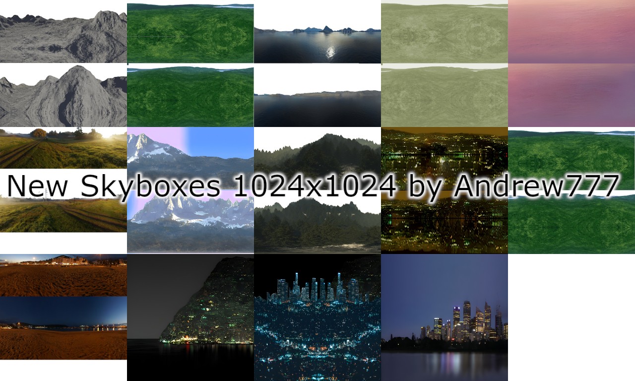 New Skyboxes 1024x1024