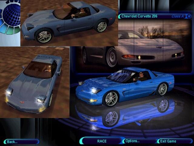 Corvette Z06 'nfs:hp2 conv'