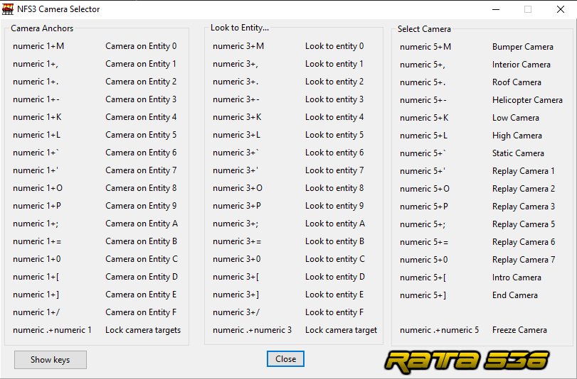 Advanced Camera Selector (CheatEngine Trainer)