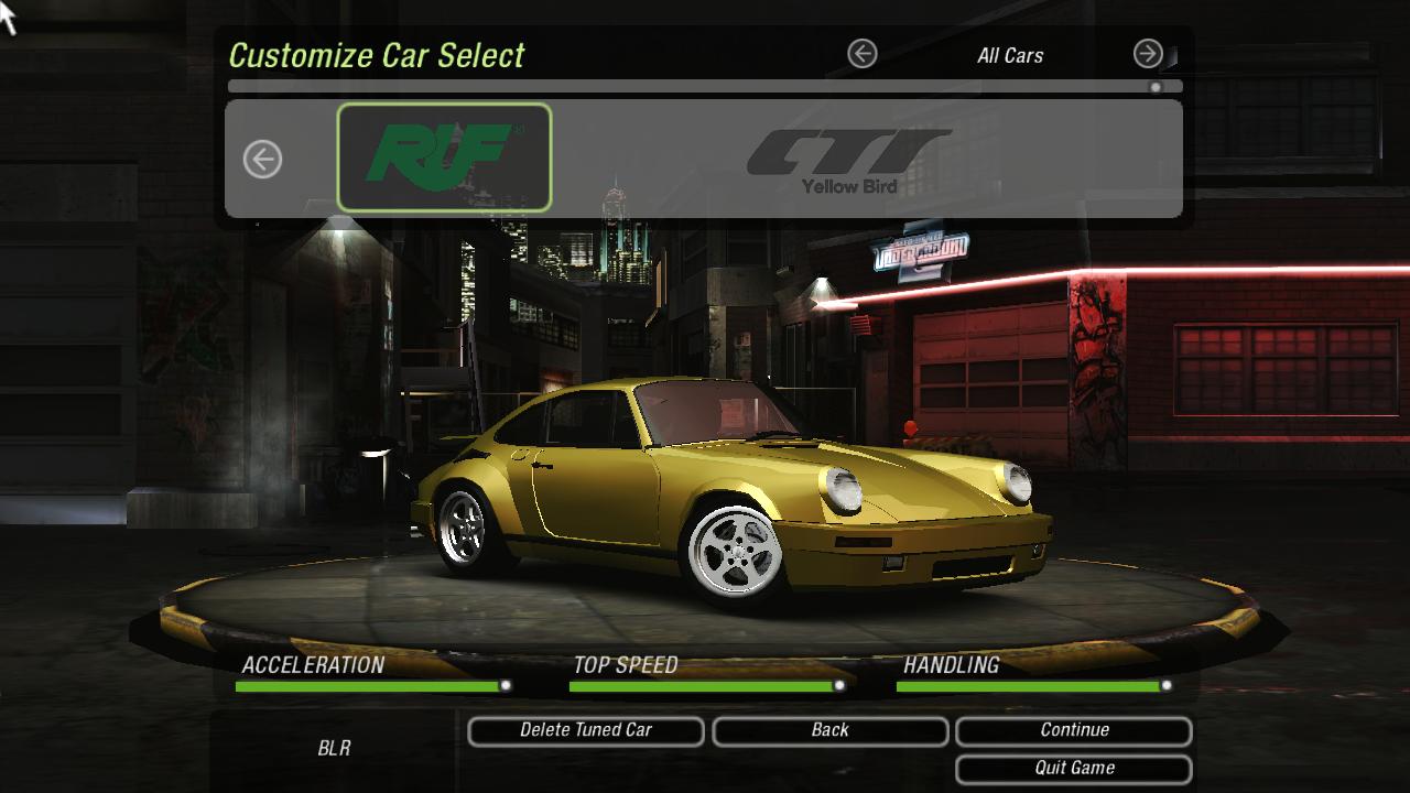 RUF CTR Yellowbird '87