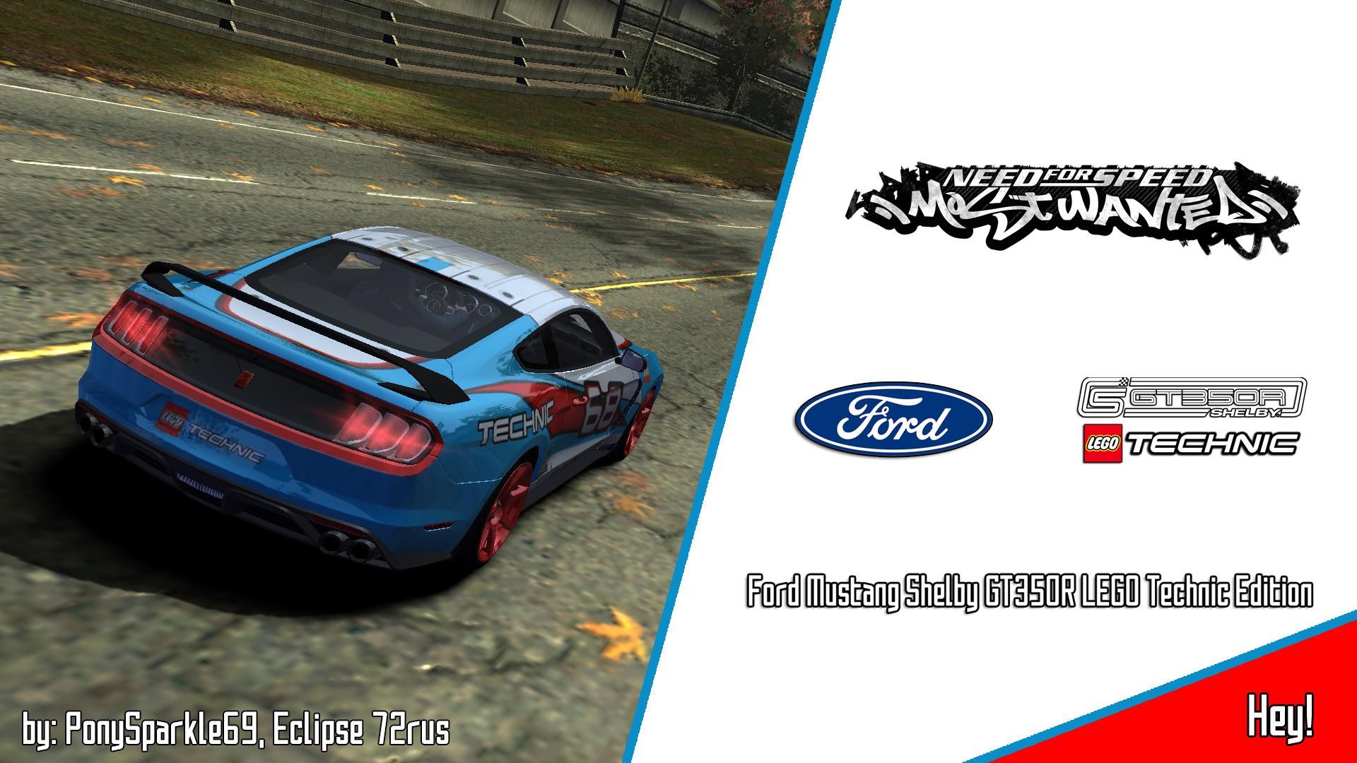 2016 Ford Shelby GT350R LEGO Technic Edition