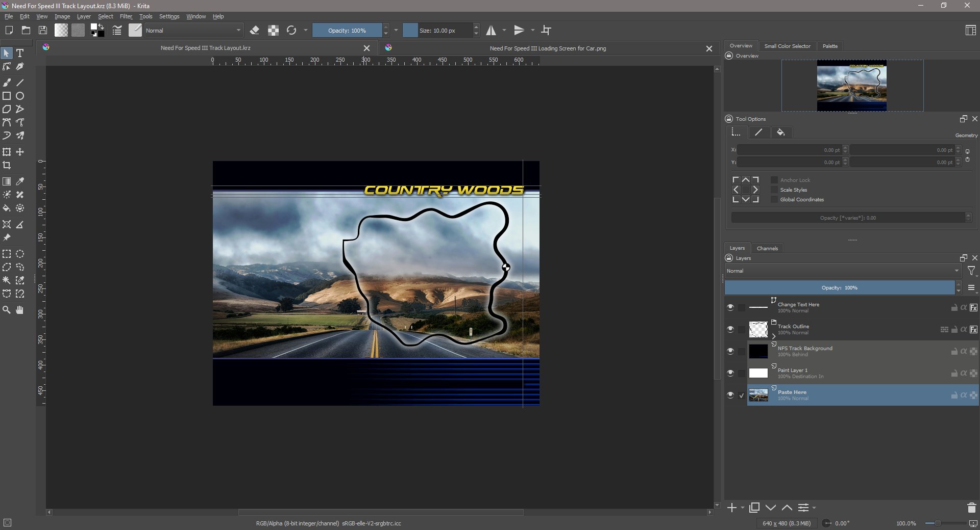 Krita Slide Templates