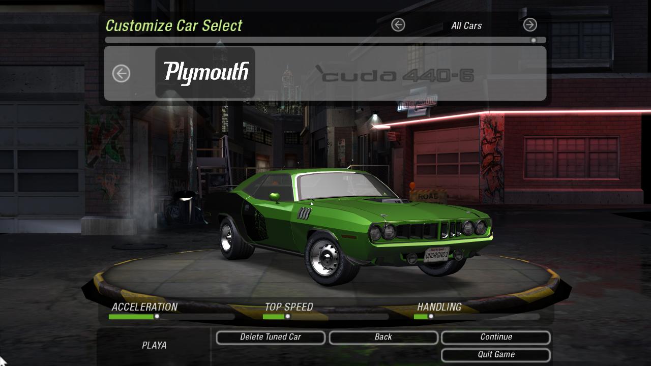 Plymouth Cuda 440 Six Pack '71 - REMAKE