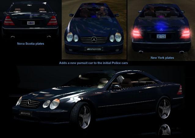Mercedes-Benz CL55 FBI/RCMP unmarked