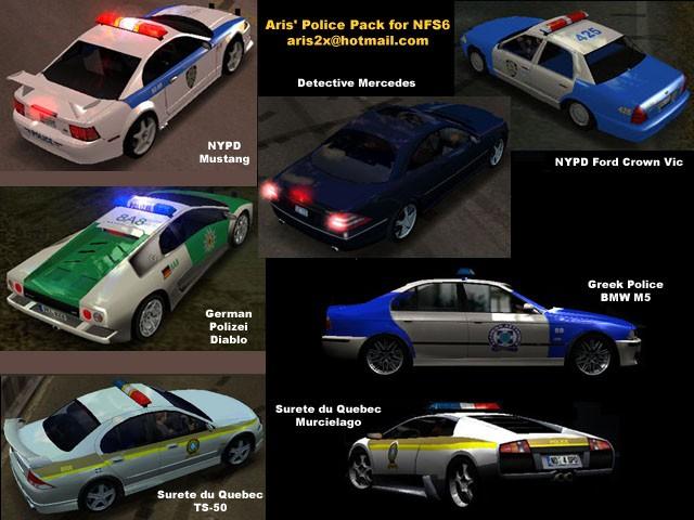 World Police Pack (7 cars)