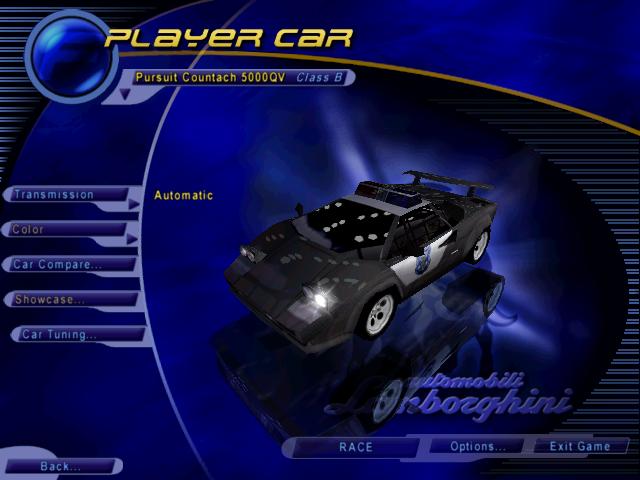 Lamborghini Countach 5000QV Pursuit Car