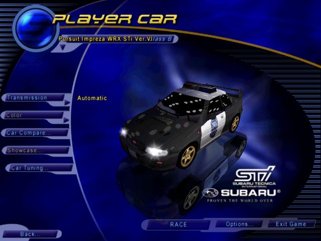 Subaru Impreza WRX Sti Version VI Pursuit Car