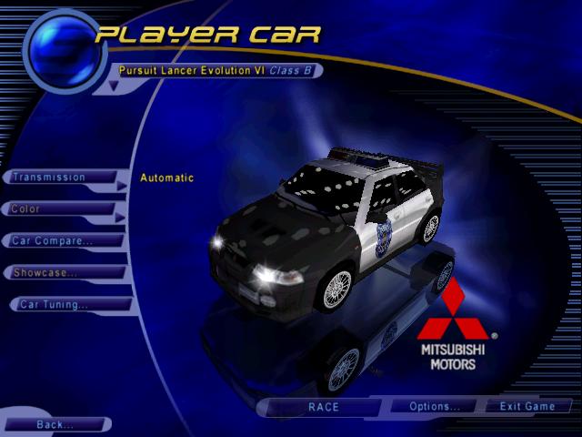 Mitsubishi Lancer Evolution VI Pursuit Car