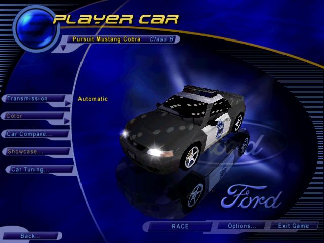 Ford Mustang Cobra Pursuit Car