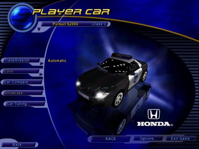 Honda S2000 Pursuit