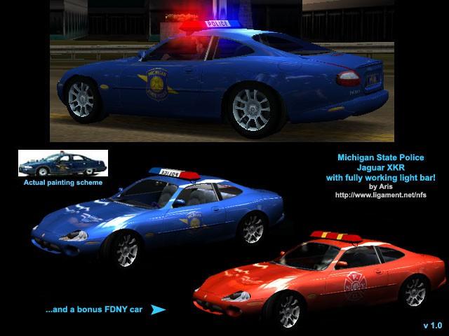 Police car w light bar!