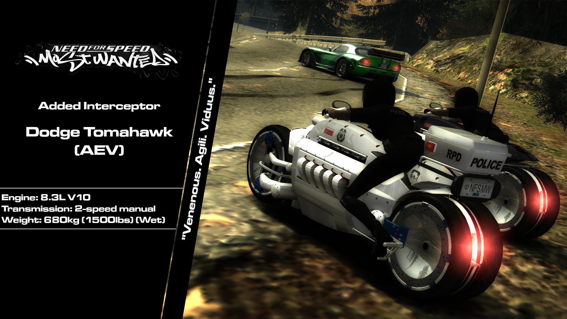 Dodge Tomahawk (AEV) (Addon)