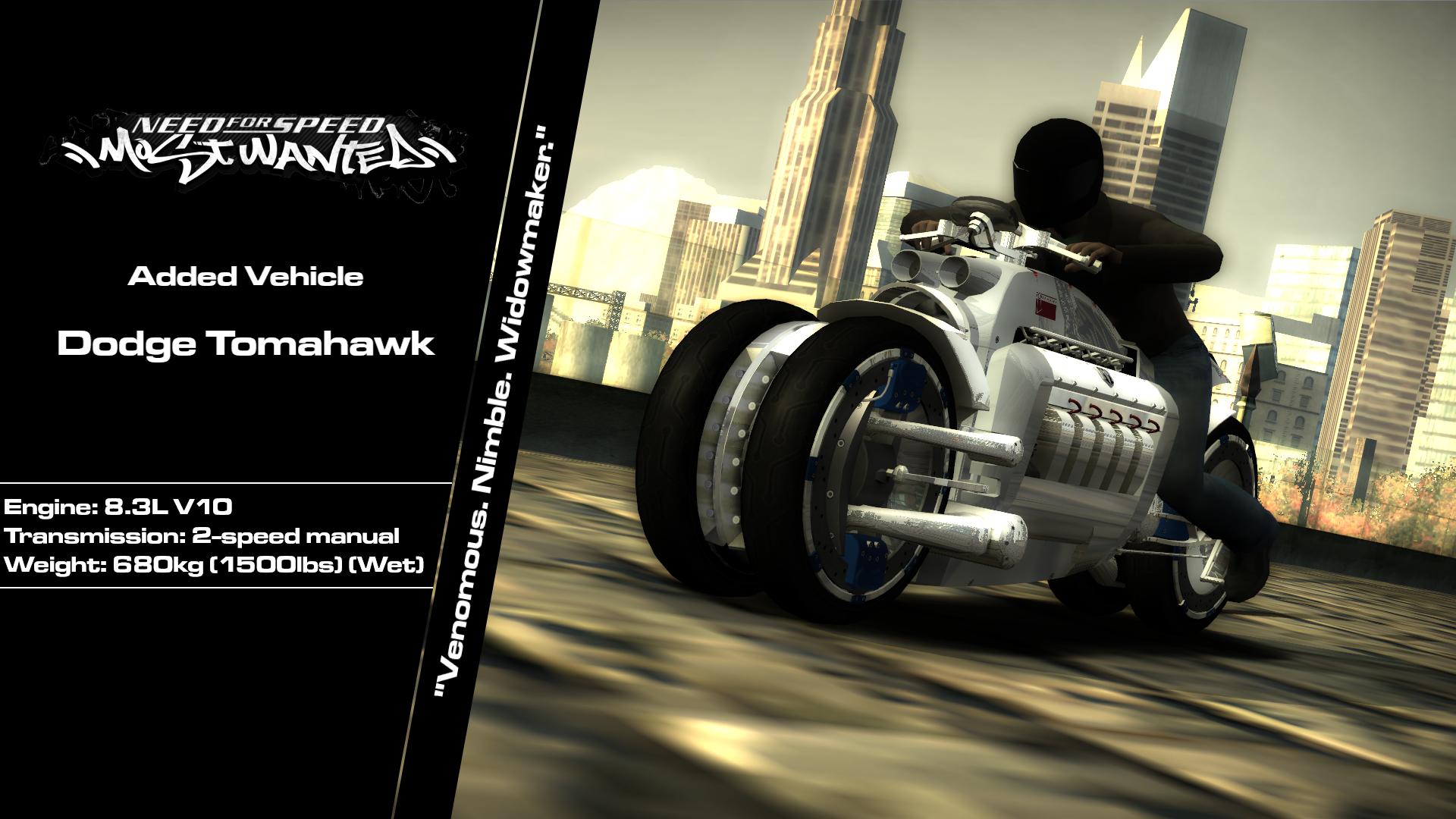 Dodge Tomahawk (Addon)