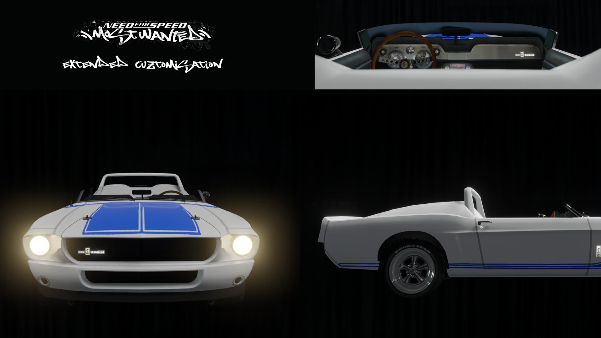 Shelby Mustang GT500 1967 Extended Customization