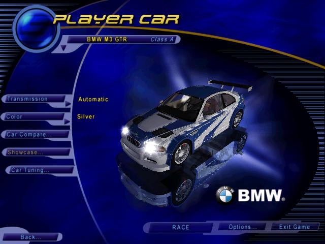 BMW M3 GTR Most Wanted