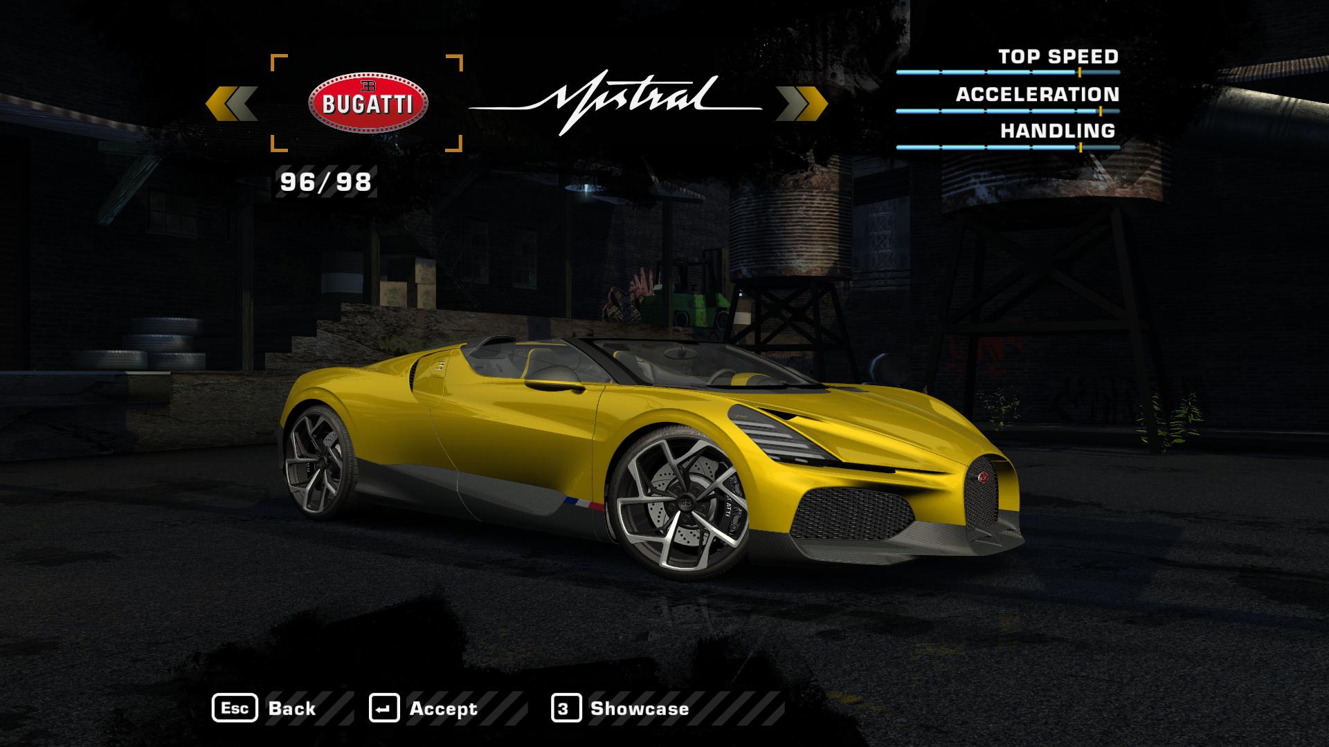 2023 Bugatti W16 Mistral
