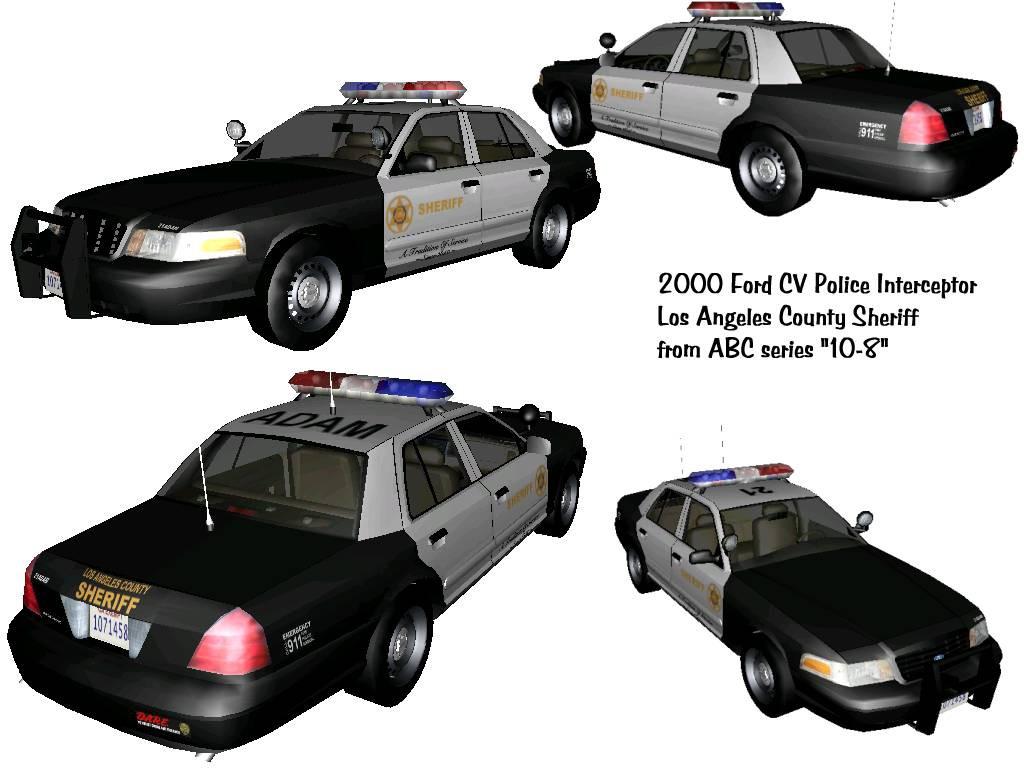 2000 Ford Police Interceptor LA County Sheriff