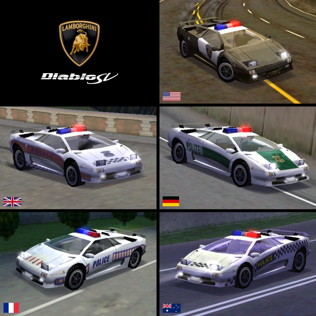 Pursuit Lamborghini Diablo SV (EA Replacement)