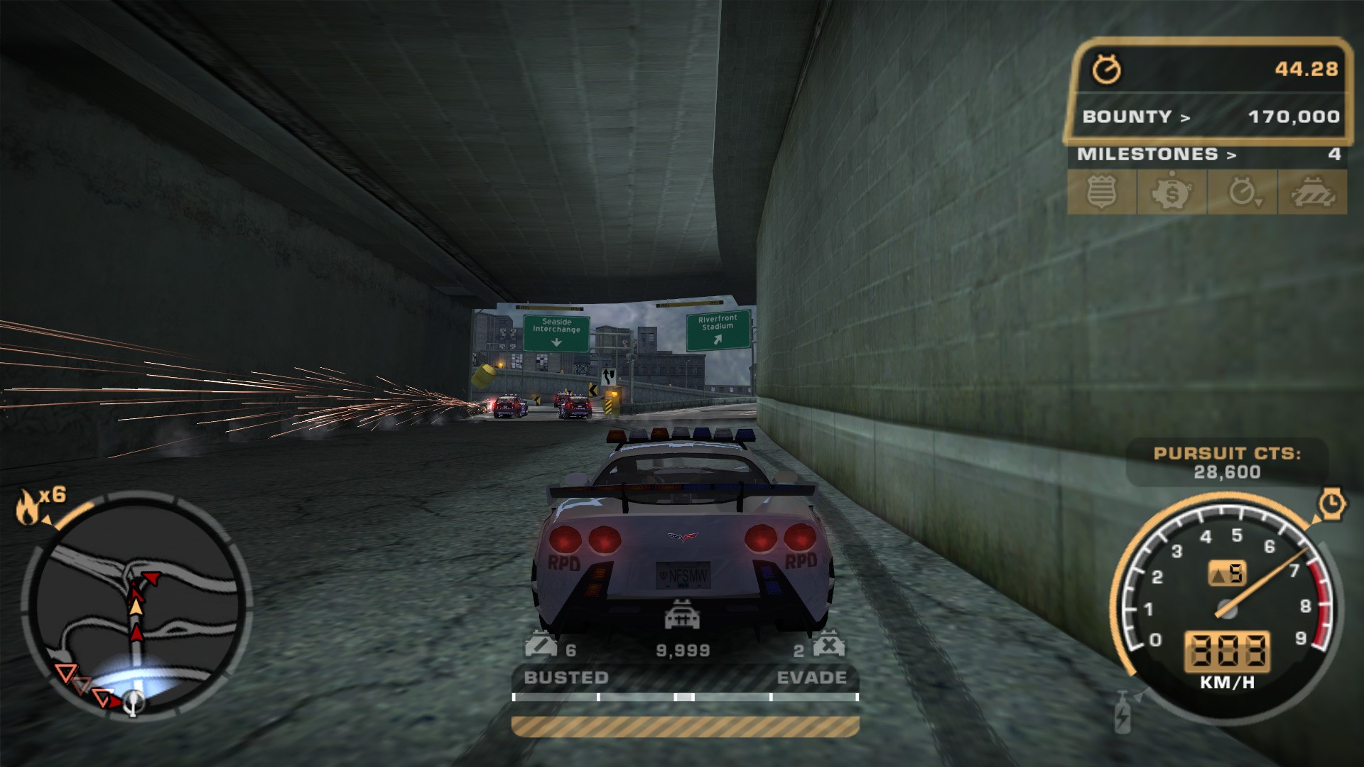 Need For Speed Most Wanted : Extreme Hard Final Pursuit (Heat 6)