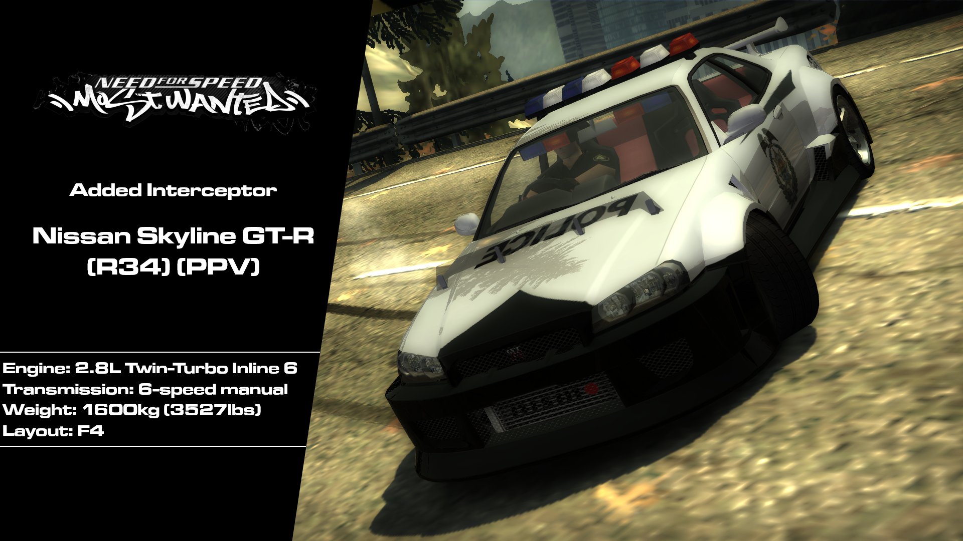 Nissan Skyline GT-R (R34) (PPV) (Addon)