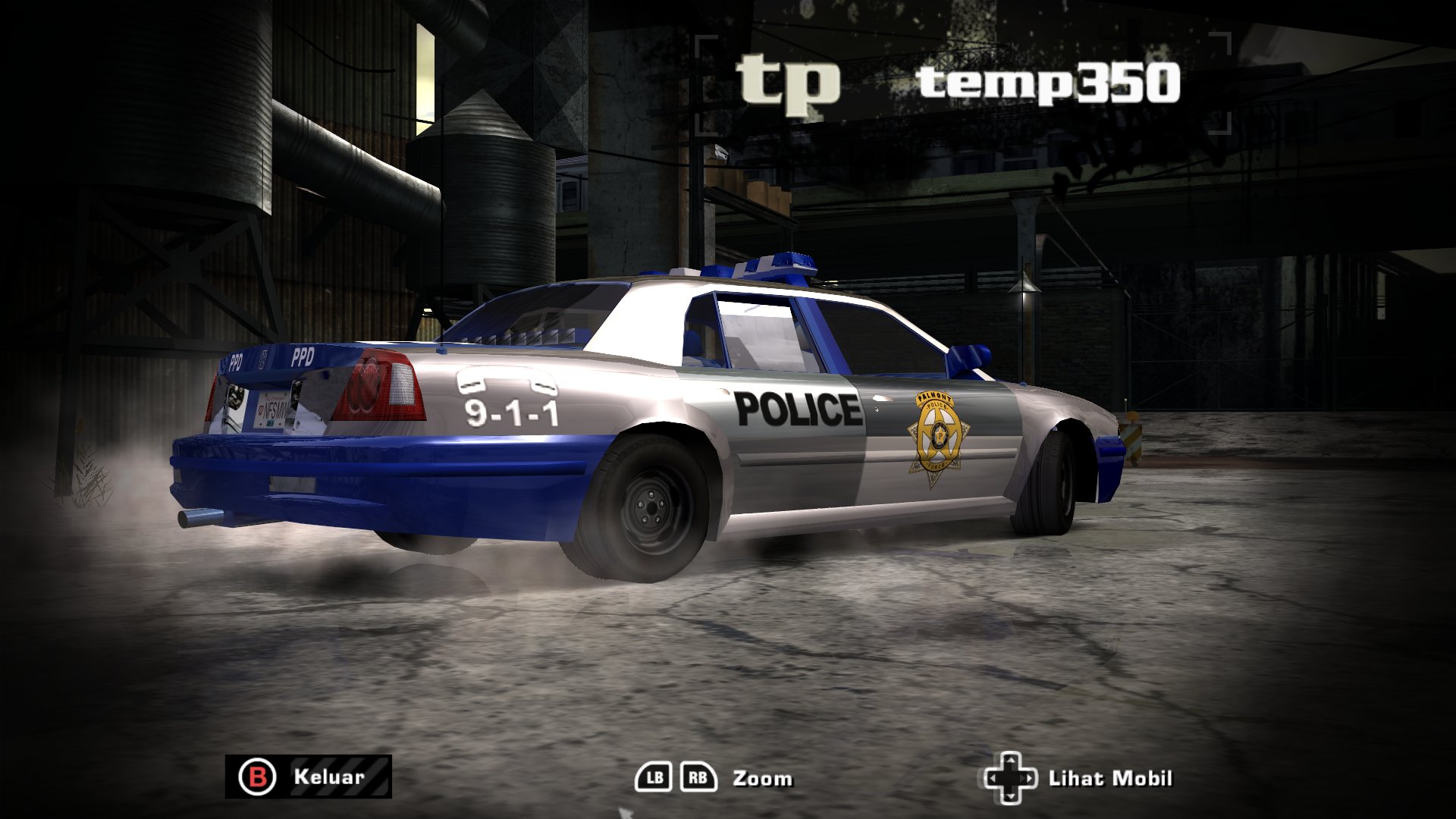 Fantasy NFS Most Wanted Blue Civic Cruiser