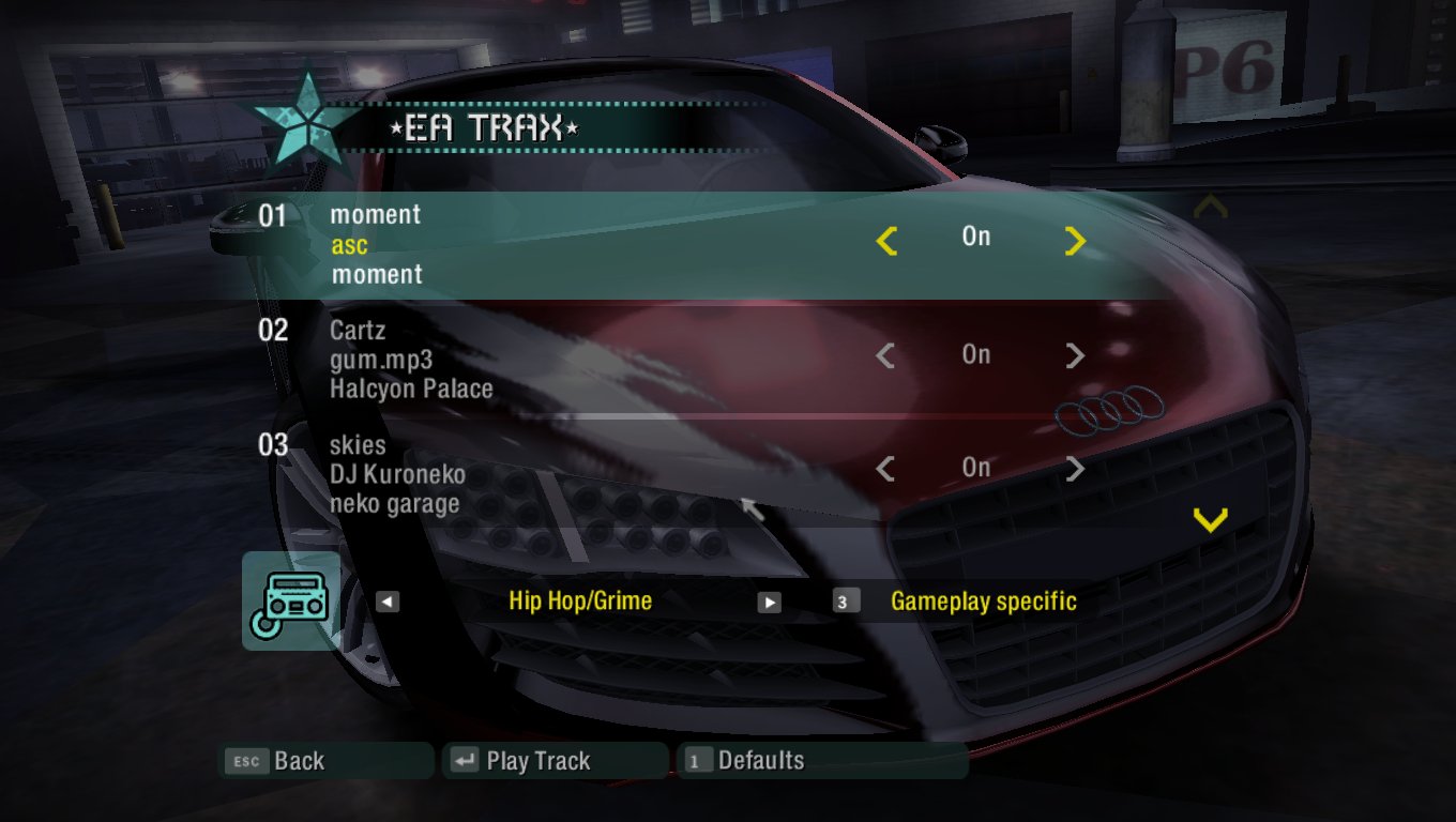 NightRunners OST in Carbon BETA (Replace OST Original)