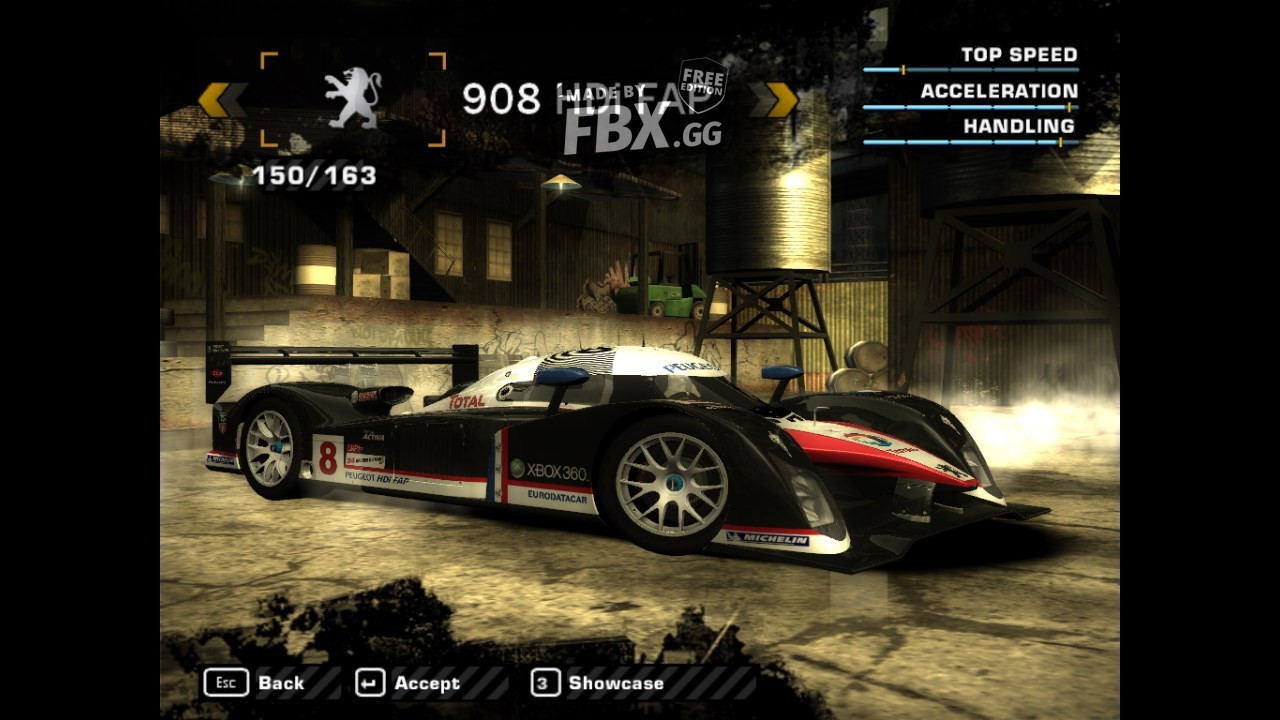 Peugeot 908 HDI Fap Concept (Modify)