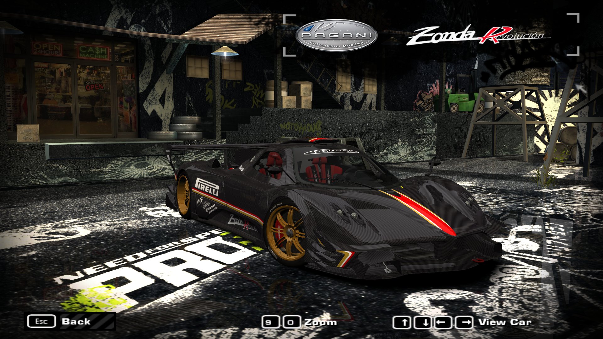2013 Pagani Zonda Revolución (Modloader/Addon)