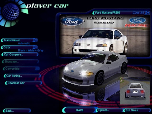 Ford Mustang FR500 Concept (1999)