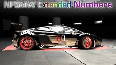 NFSMW Extended Numbers - NFS Most Wanted