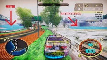 NFSMW: Water Retextured - NFS Most Wanted