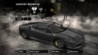 Ferrari 430 Scuderia Stripes Vinyl with Official Colours - NFS Most Wanted