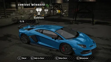 Lamborghini Aventador SVJ Official Colours - NFS Most Wanted