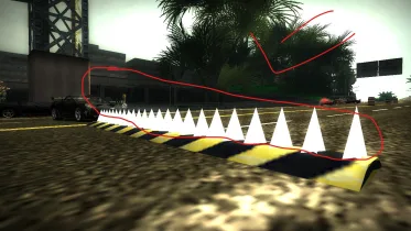 New Spike Strip Texture - NFS Most Wanted