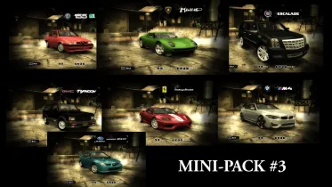 Mini Car Pack #3 + BONUS - NFS Most Wanted