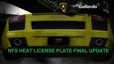 Simple NFS Heat license plate for NFSMW - NFS Most Wanted