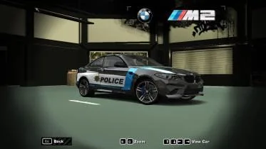 BMW M2 NFS World Police Vinyl - NFS Most Wanted