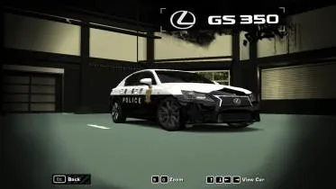 Lexus GS 350 Japan Police - NFS Most Wanted