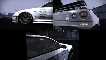 R34 Custom Textures - NFS Most Wanted