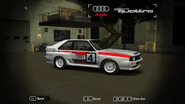 Audi Sport Quattro Hot Wheels Vinyl - NFS Most Wanted