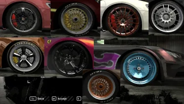 NFS MW Rims Pack - NFS Most Wanted