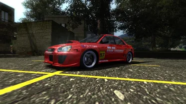 #87 Subaru Impreza Super Touring Car vinyl for Subaru Impreza WRX STI - NFS Most Wanted