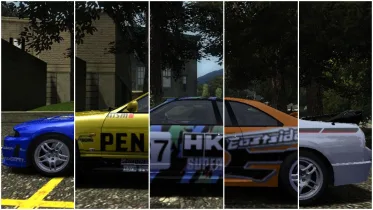 Vinyl pack for the Nissan Skyline R33 - NFS Most Wanted