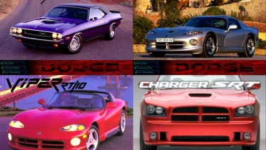 4 Dodge Cars Bundle - Vidwalls, Showcases, 360 Interior Showcases - NFS High Stakes