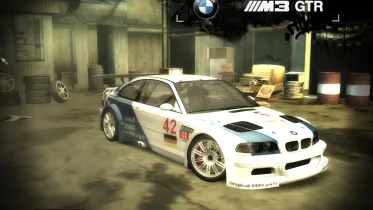 BMW M3 GTR ALMS 2001 42 Vinyl for NFSMW - NFS Most Wanted