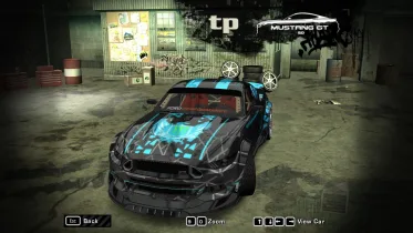 Mustang GT MkVI Monster Army Mod Vinyl - NFS Most Wanted