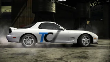 TCRRR vinyl for Mazda RX-7 (FD3S) - NFS Most Wanted