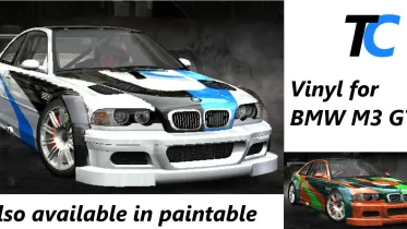 BMW M3 GTR (TCRRR Vinyl) - NFS Most Wanted