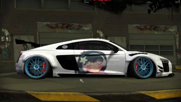 LilyPichu vinyl for Zyphir's 2019 Audi R8 V10 - NFS Most Wanted