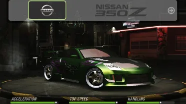 Special Save-game with Preset Cars - NFS Underground 2